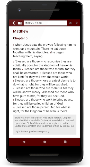 Light Bible Screenshot